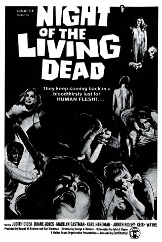 Poster película La noche de los muertos vivos